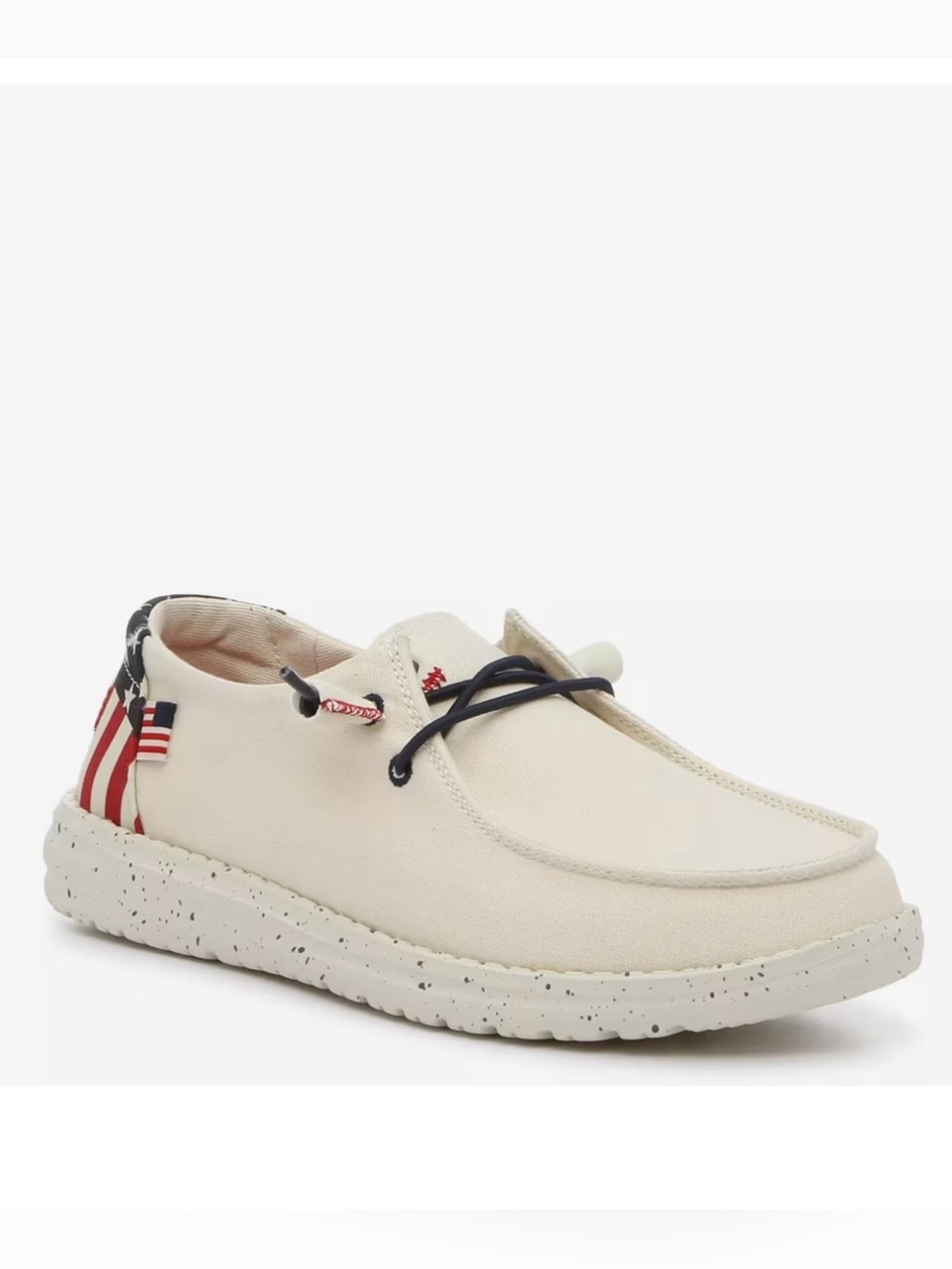 HEYDUDE Americana Wendy Slip-On Canvas Sneaker - Women's Size 8